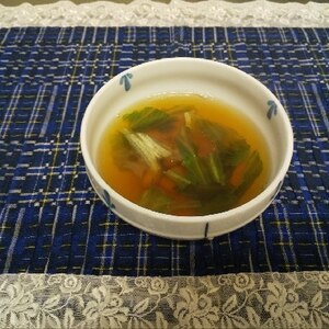 サラダ豆スープ！簡単に！
